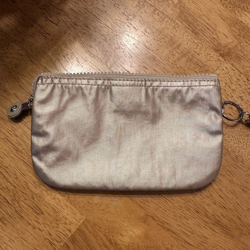 Kipling Set Alvar Metallic Glow Nylon Crossbody Gold & Large Creativity Wallet - Picture 10 of 14